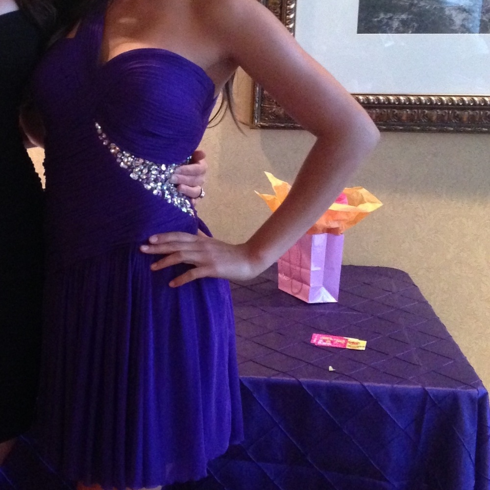 Purple dress Pageant Prom Homcoming Formal